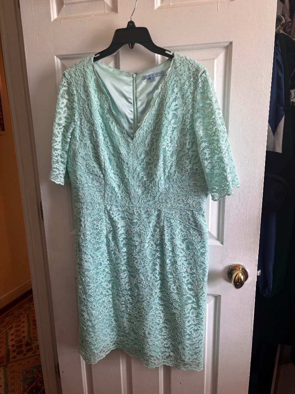 Antonio Melani Mint Green Lace Dress - Picture 1 of 3